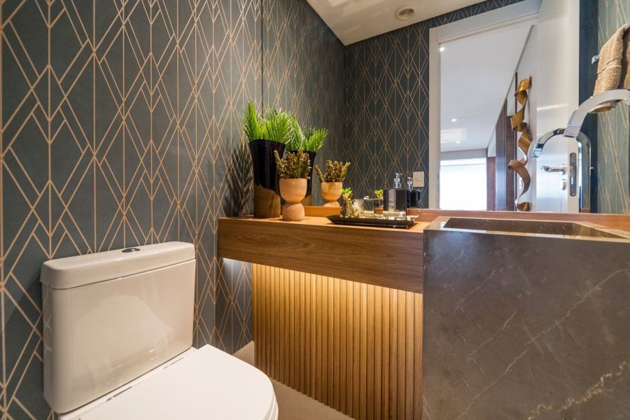 forrar com papel de parede