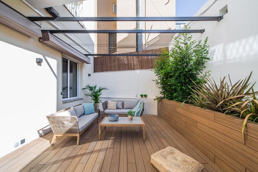 madeira para vasos de plantas