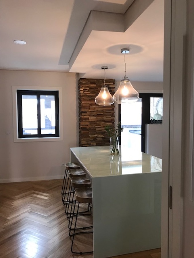 Tetos com iluminação