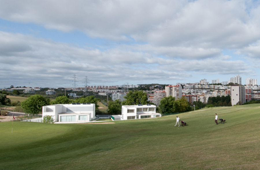 Vista do campo de golf