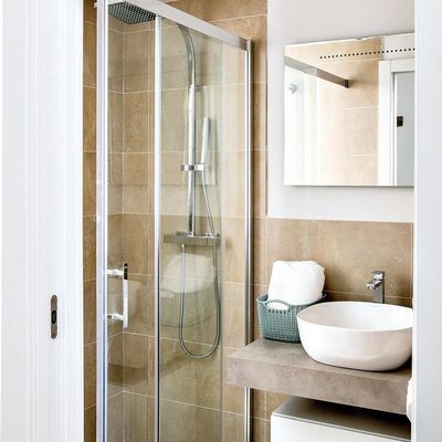 Banheiro com mampara