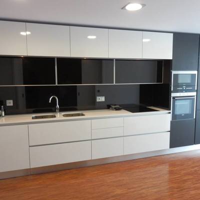 cozinha lacada e carvalho wengue 