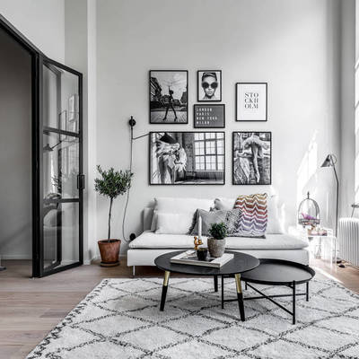 Divisórias ou portas de vidro e ferro forjado