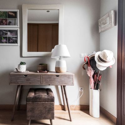 entrada ampla e luminosa