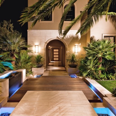 Passadiço sob água