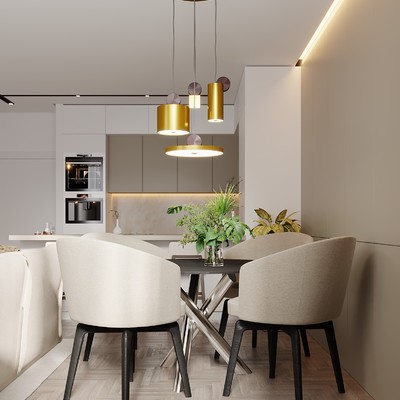 Sala de jantar e kitchenette