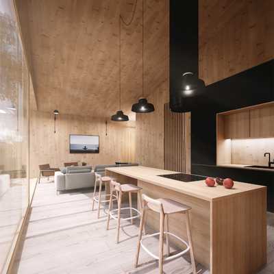 Vista da Sala / Kitchnet